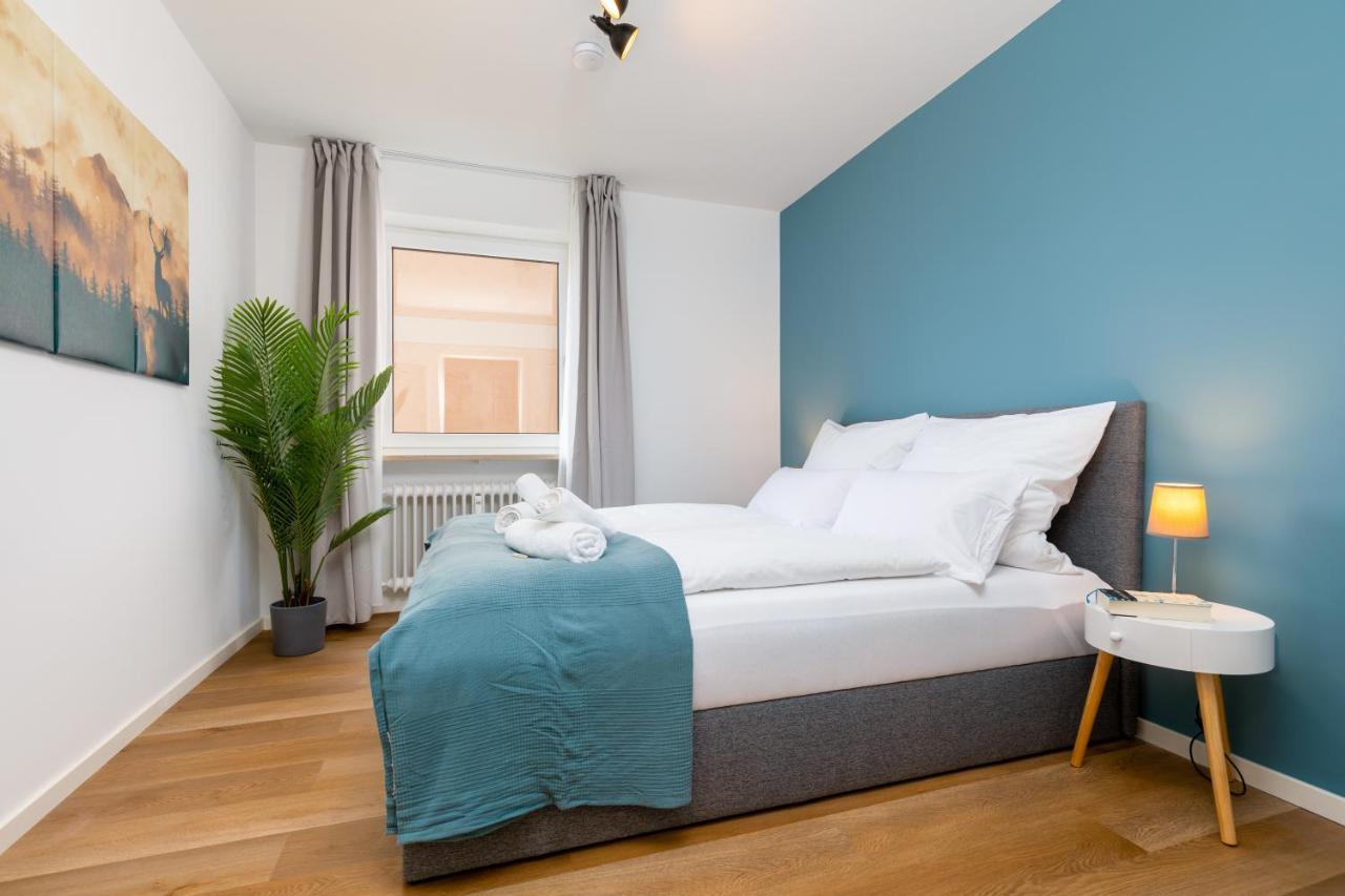 E&K Living - Design Apartment - 2 Bedrooms - Kitchen - Free Parking Augsburg Dış mekan fotoğraf