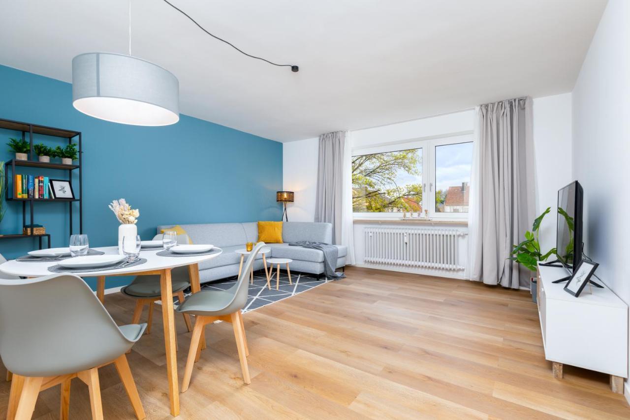 E&K Living - Design Apartment - 2 Bedrooms - Kitchen - Free Parking Augsburg Dış mekan fotoğraf