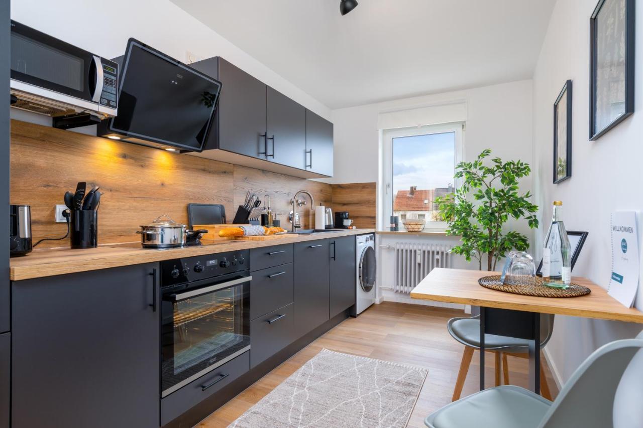 E&K Living - Design Apartment - 2 Bedrooms - Kitchen - Free Parking Augsburg Dış mekan fotoğraf